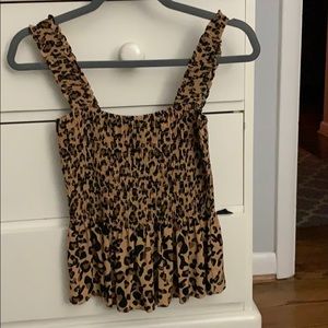 Cheetah tank top